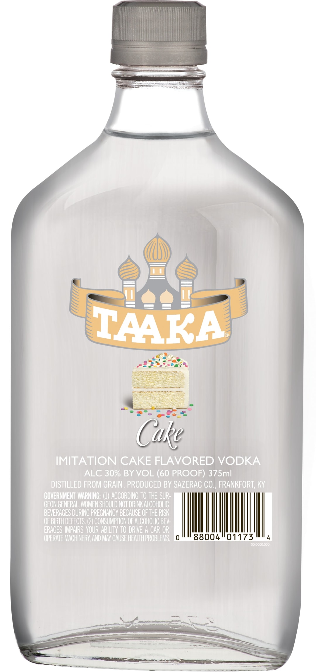 Taaka Cake Vodka 375ml 60 Proof