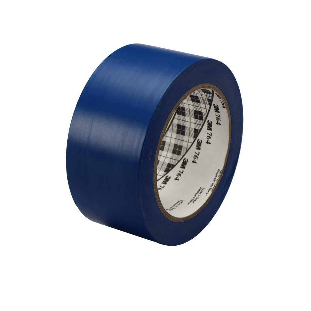3M™ Genel Amaçlı Vinil Bant 764, Mavi, 1250 mm x 33 m, 0.13 mm