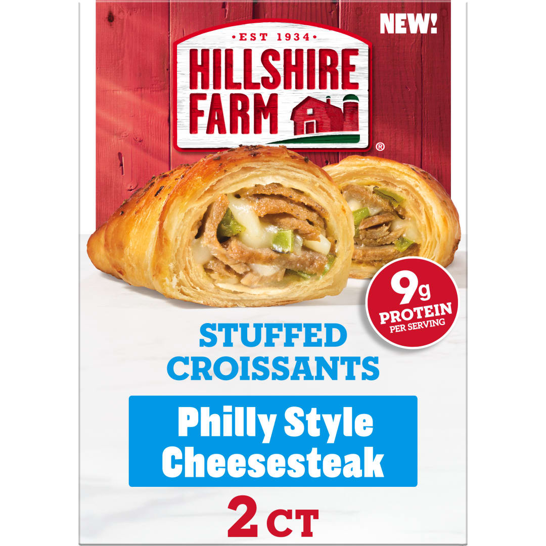 Hillshire Farm Philly Style Cheesesteak Stuffed Croissants, 2 ct