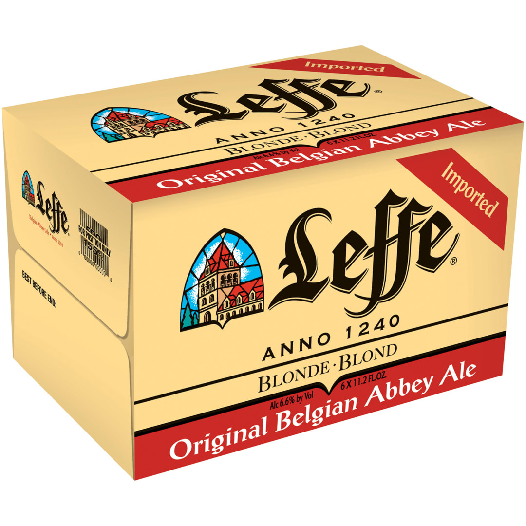 Leffe® Blonde Belgian Abbey Ale Beer, 24 Pack 11.2 fl. oz. Bottles