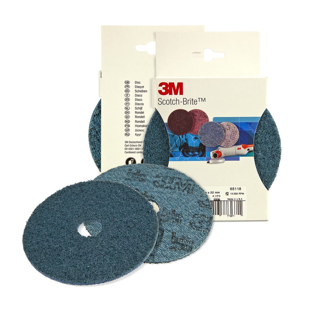 Scotch-Brite™ Surface Conditiong Surface Conditioning Vliesscheibe SC-DH, blau, 125 mm x 22 mm, A VFN