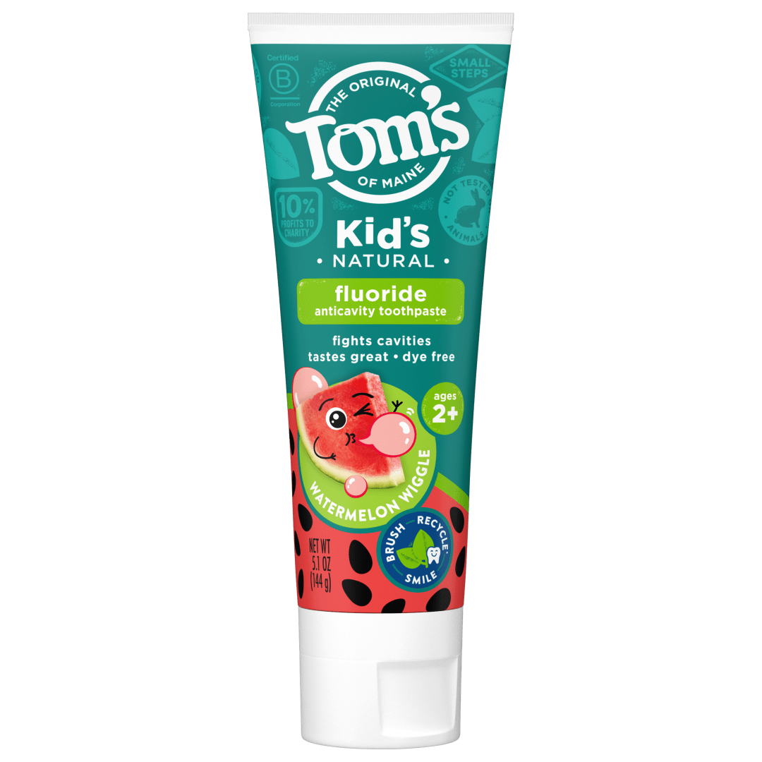 Tom’s of Maine Watermelon Wiggle Kids Toothpaste with Fluoride