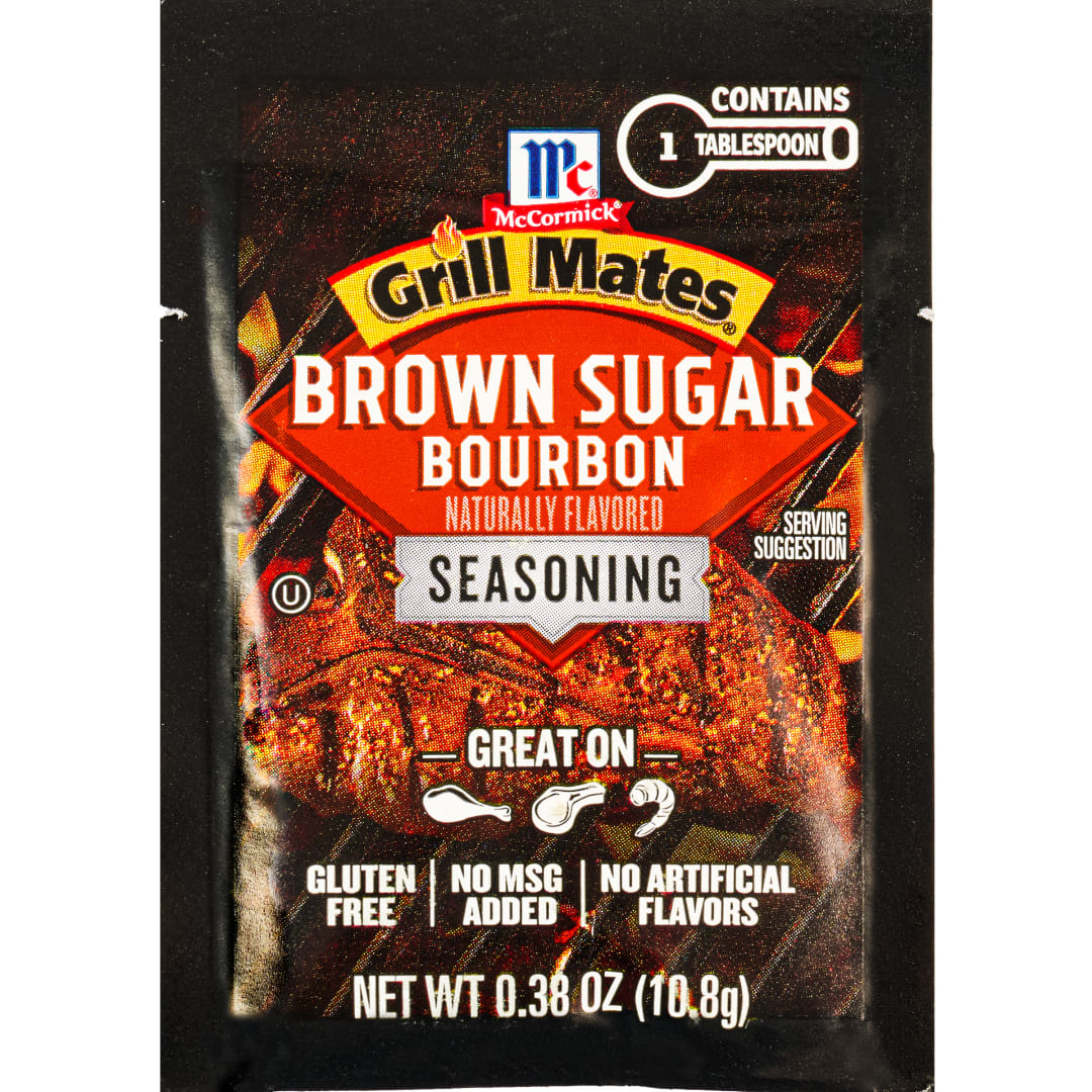 McCormick® GRILL MATES Brown Sugar Bourbon Seasoning, 10.8 g