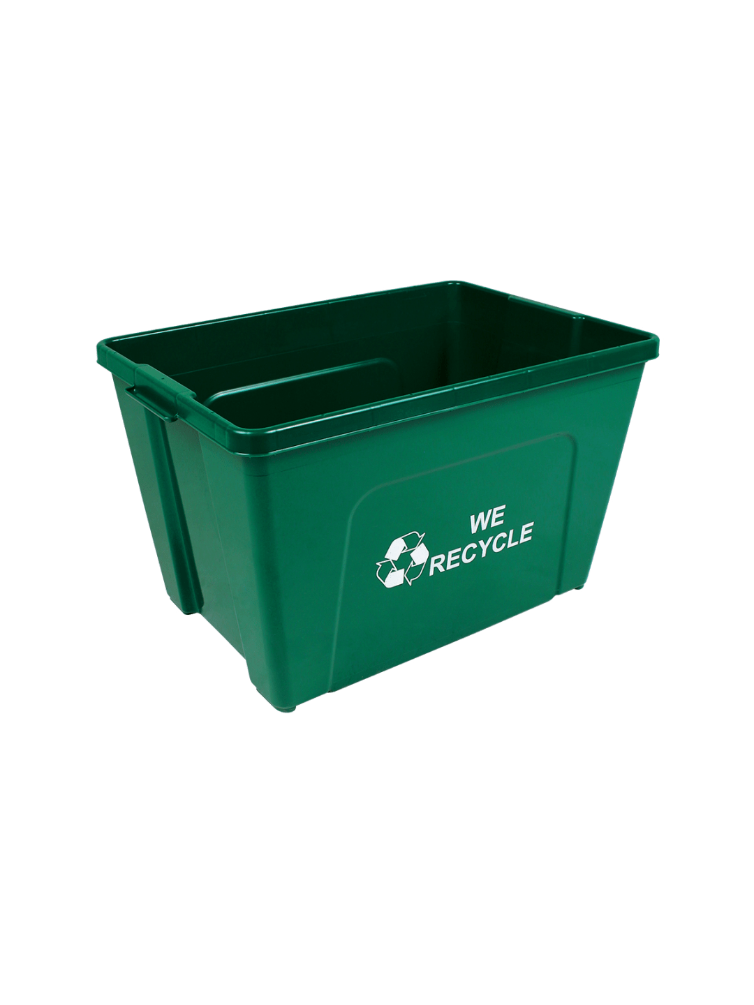  CURBSIDE - Single - Body - True 18 - Mobius Loop-We Recycle 2 Sides - Dark Green