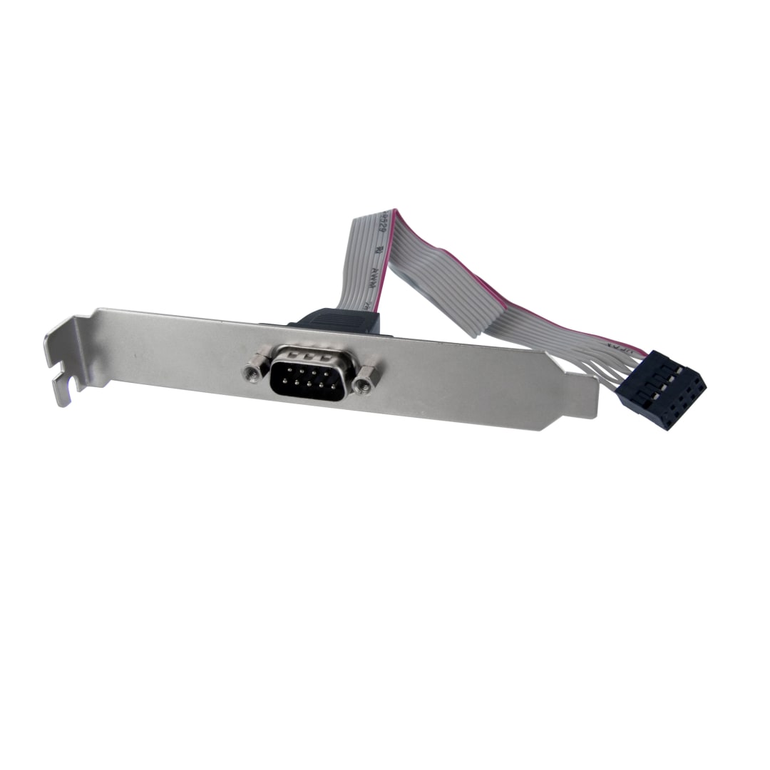 9-pin Serial to 10-pin IDC Header Slot Plate