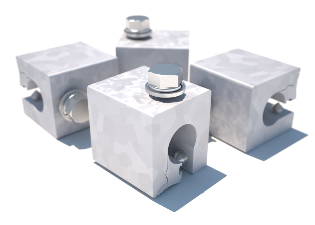 3M™ DBI-SALA® Z Maxi Clamp Fastener Kit For Roof Top Anchor, Fits Single Folded Standing Seam, 7234028