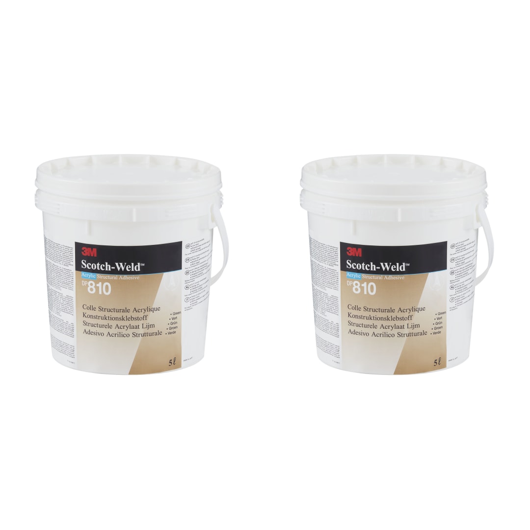 3M™ Scotch-Weld™ 2-Komponenten-Konstruktionsklebstoff auf Acrylatbasis DP810, Grün, 10 L Kit