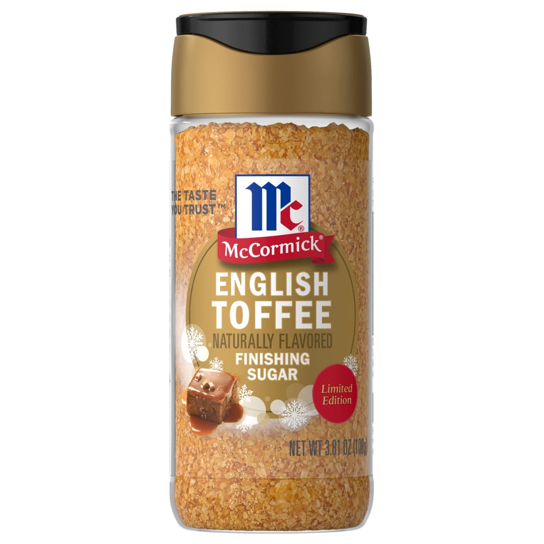 McCormick® Naturally Flavored English Toffee Finishing Sugar, 3.81 oz