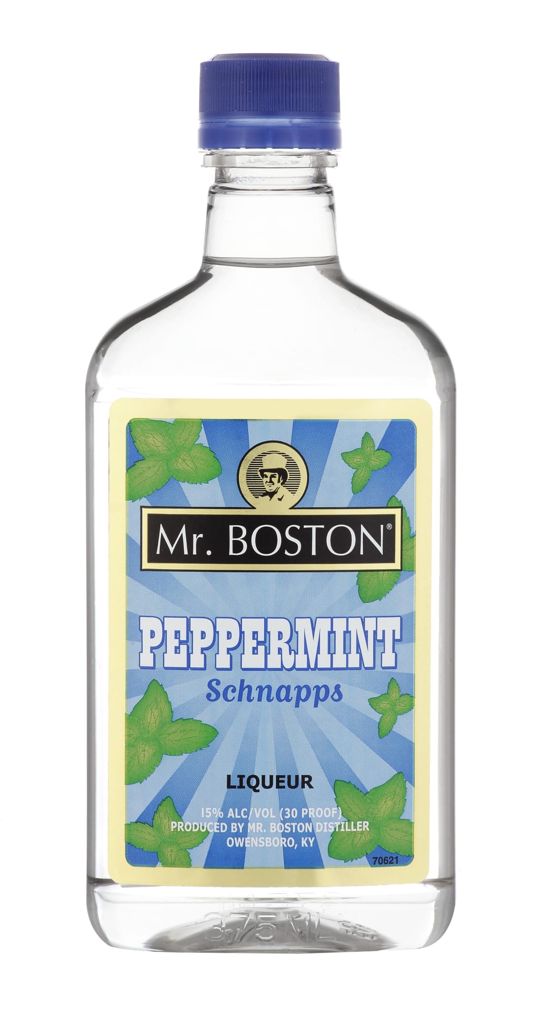 Mr. Boston Peppermint Schnapps Liqueur 375ml 90 Proof