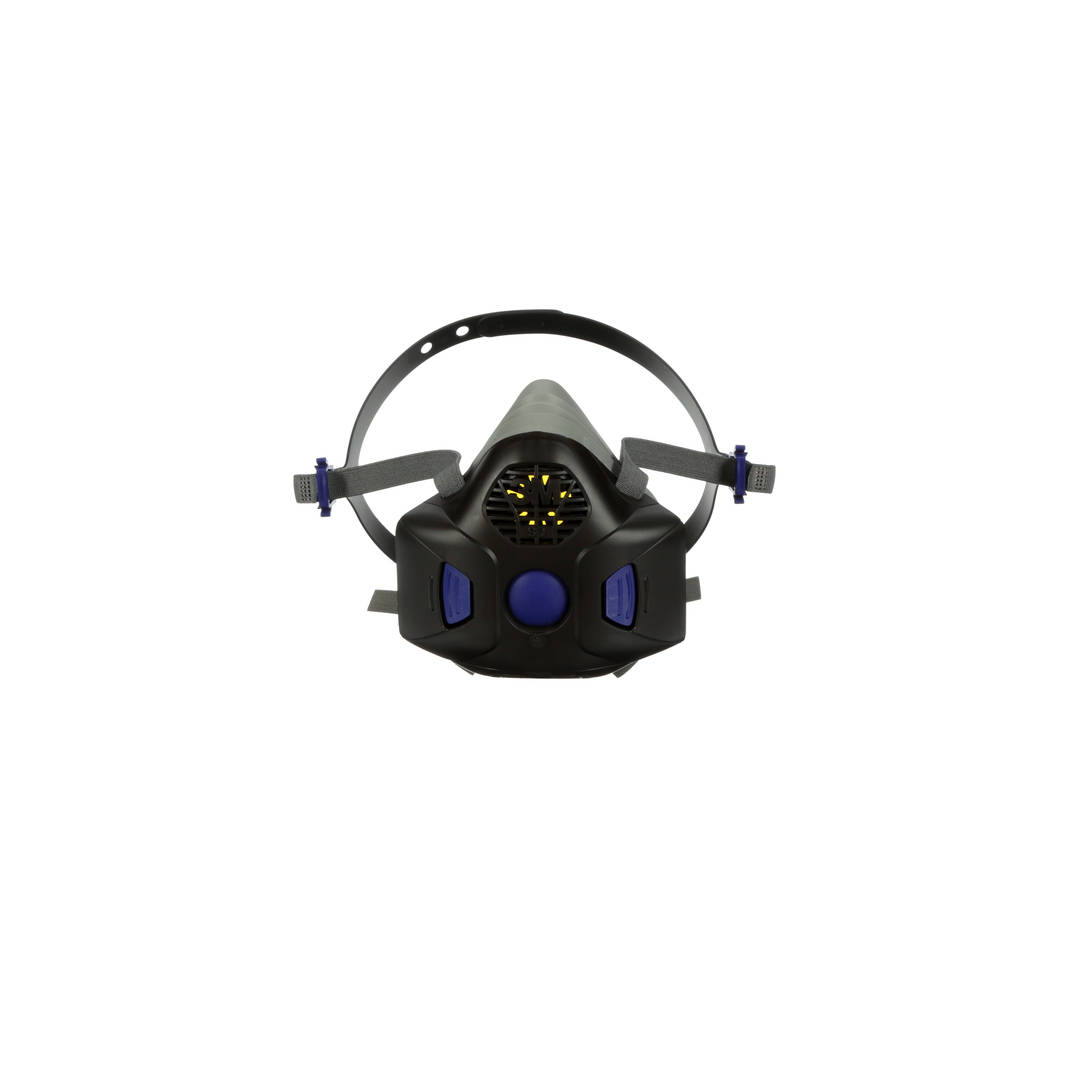 Respirador Reutilizável Semifacial 3M™ Secure Click™ HF-801SD, com Diafragma de Voz, Pequeno, 10 Unidades/Embalagem