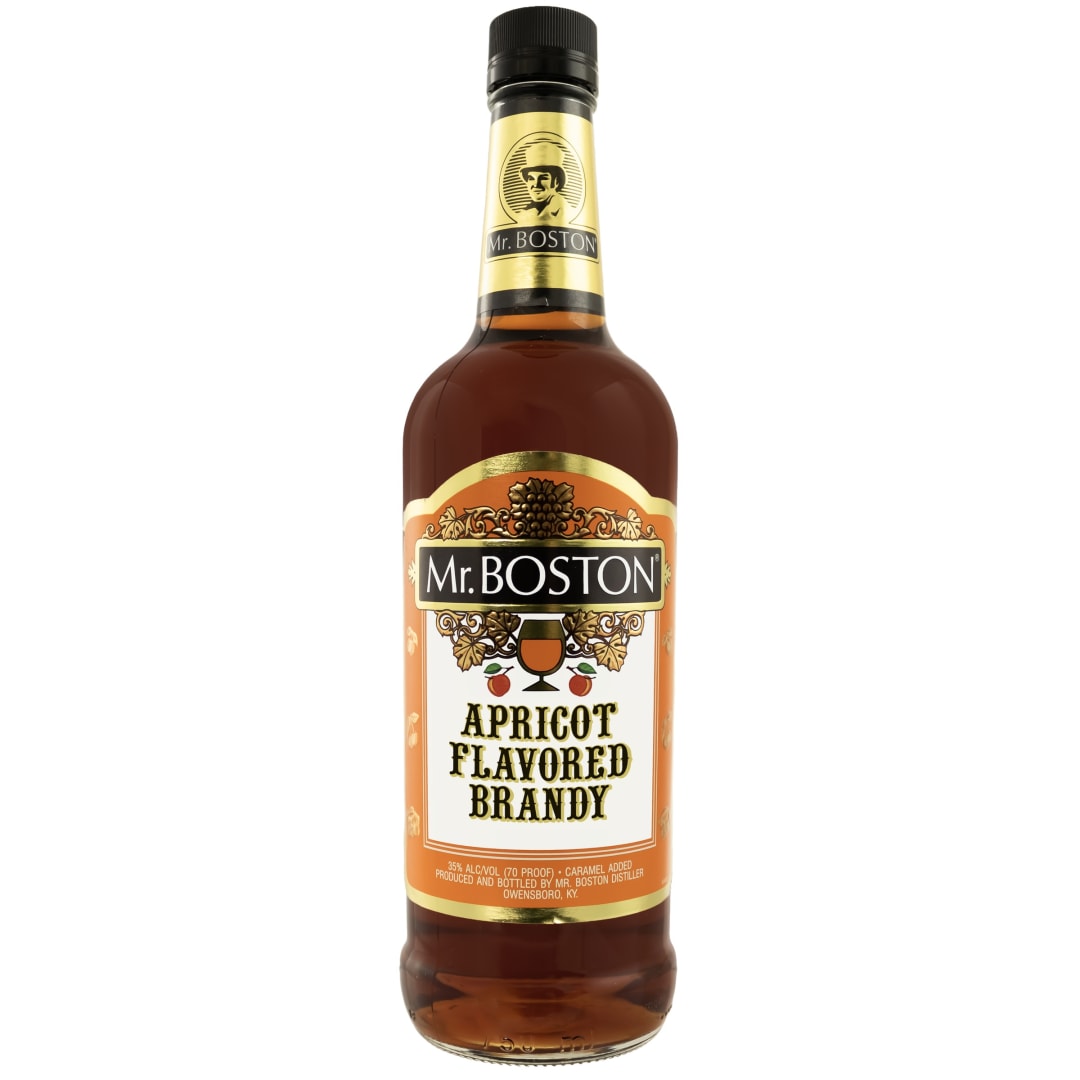 Mr. Boston Apricot Flavored Brandy 750ml 70 Proof