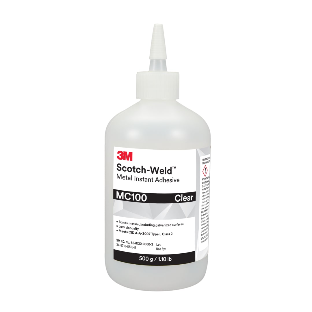 3M™ Scotch-Weld™ Cyanacrylat-Klebstoff MC100, Transparent, 500 g