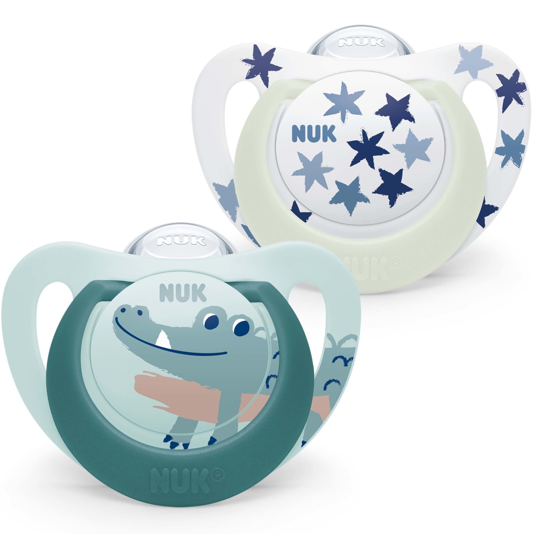 NUK PACI STARL D&N SI2 FR/NL CROCO 2/BOX