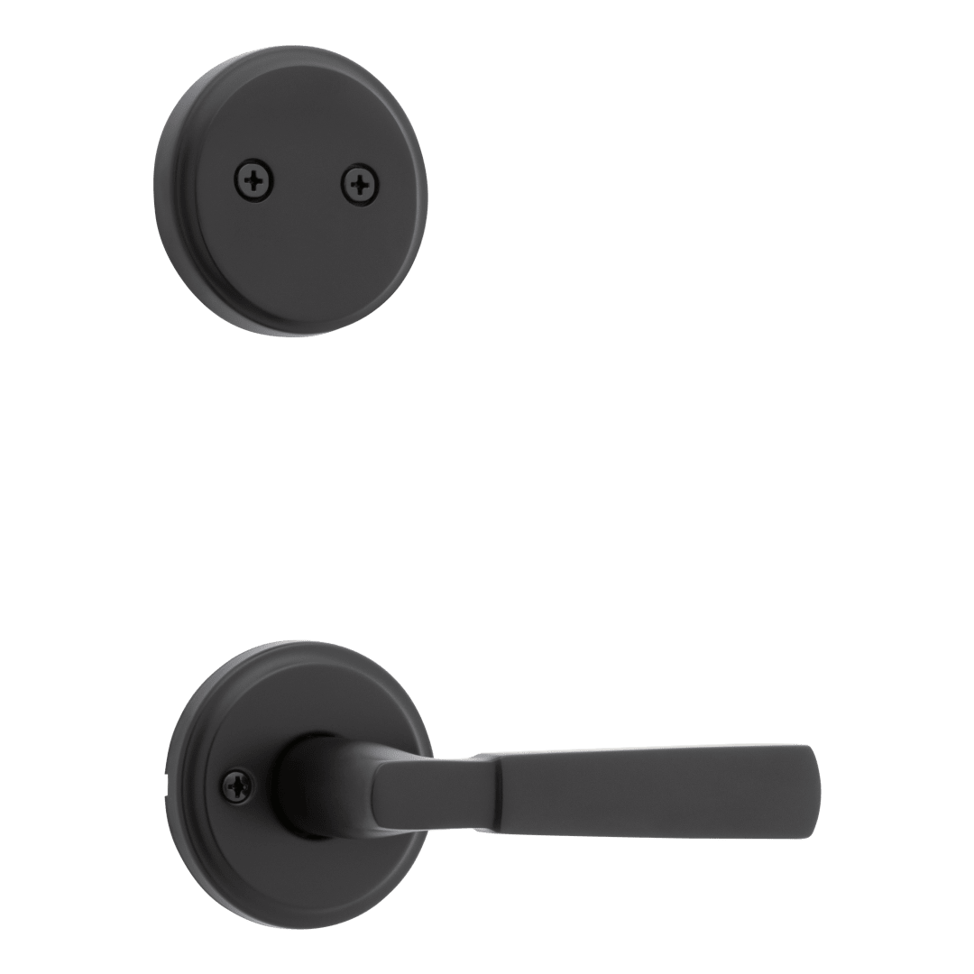 973 Dummy Interior Pack w/ Perth Lever for 819 Signature Series Handlesets in Matte Black