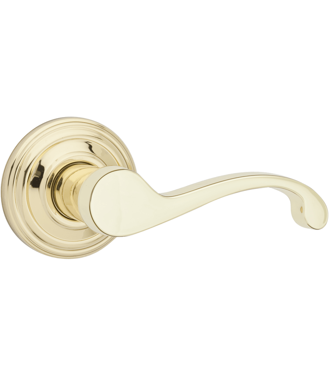 Commonwealth Right-Handed Half-Dummy Lever in Polished Brass