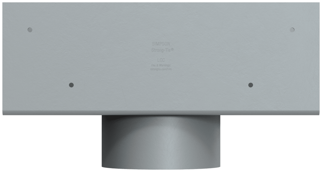 Simpson Strong-Tie LCC5.25-4 LCC 5-3/8 in. Column Cap for 4 in. Outside Diameter Lally Column