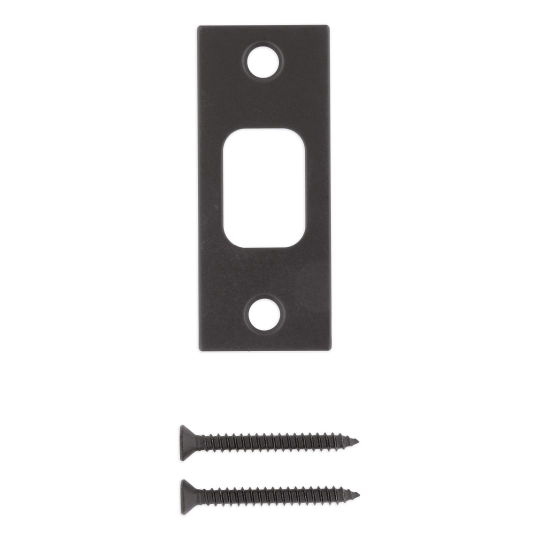 Deadbolt Square Corner Strike, 1-1/8" x 2-3/4" for Matte Black or Venetian Bronze Finish