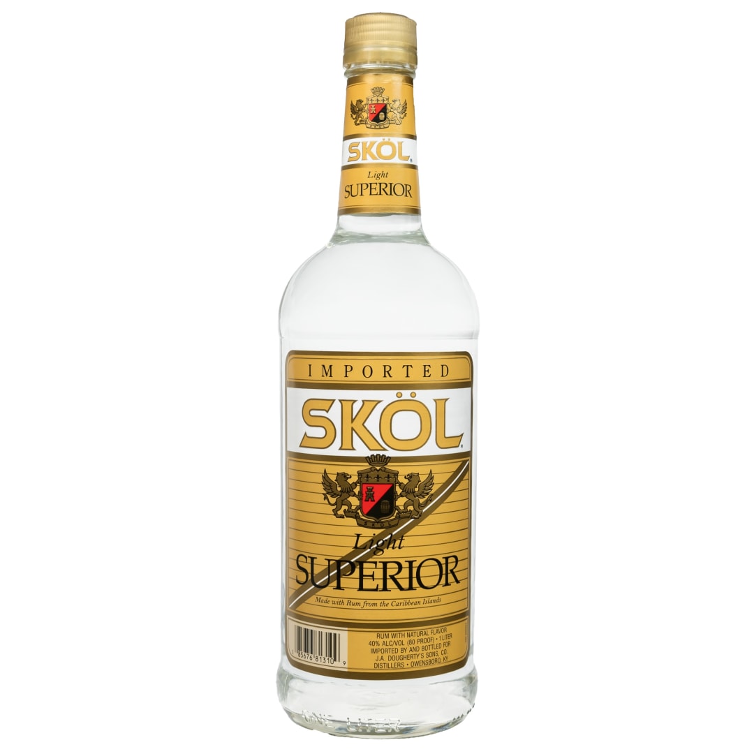 Skol White Rum 1l 80 Proof