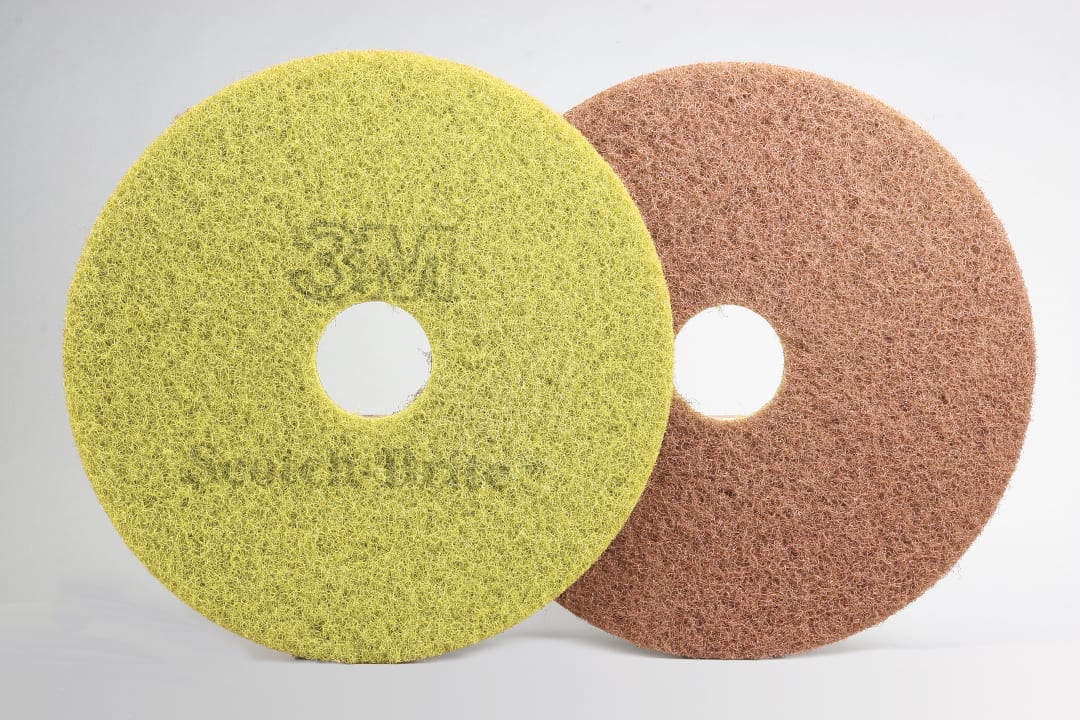 3M™ Scotch-Brite™ Diamant Maschinenpad, Ocker, 410 mm, 5 Stück / Karton