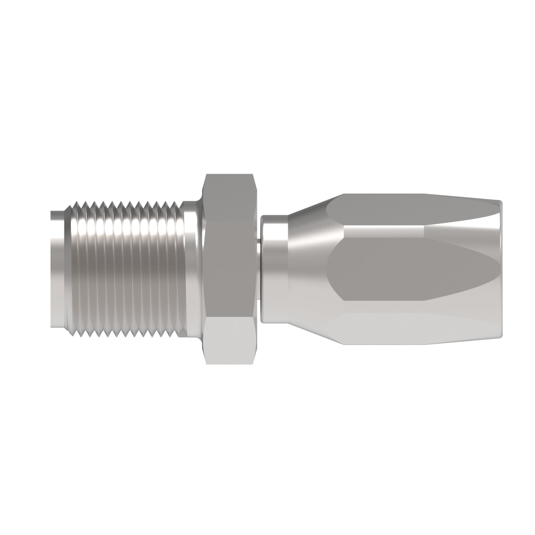 Aeroquip 1/4 Male Inv Flare RigID X 1/4 Hose, R5