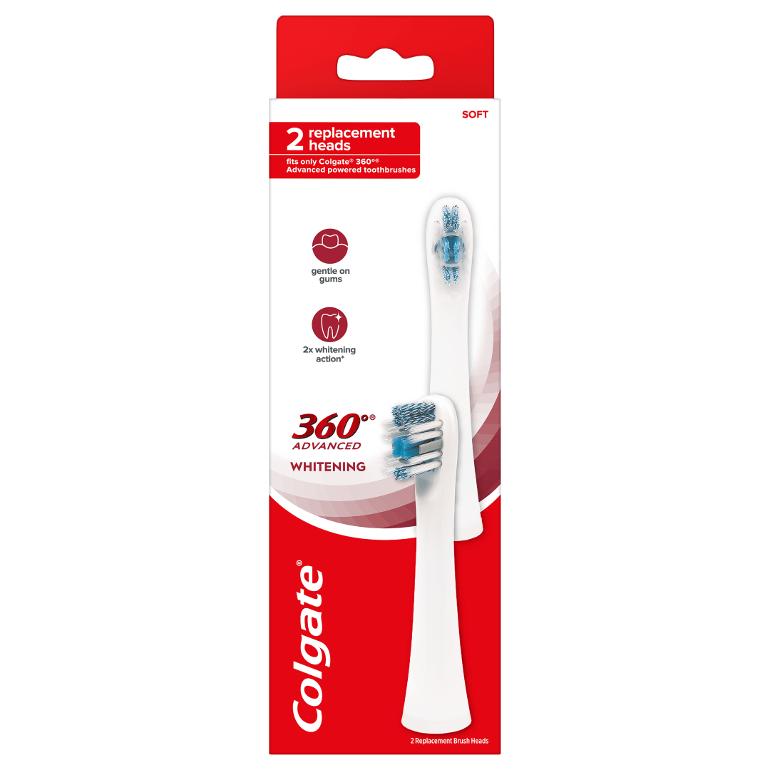 Colgate 360 Advanced Whitening Replacement Head 2ct