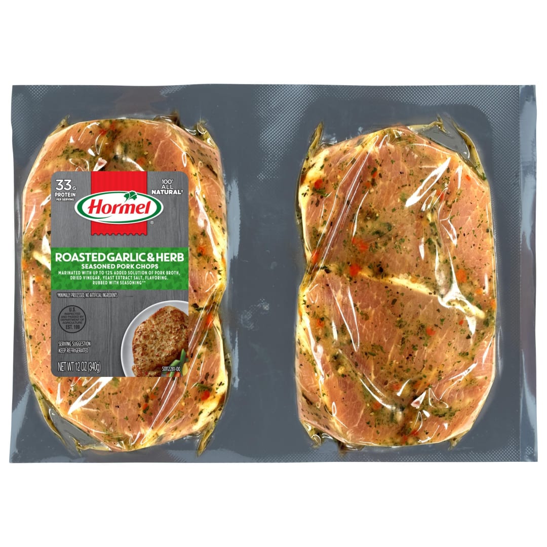 Always Tender Roasted Garlic Herb Pork Chop 12oz