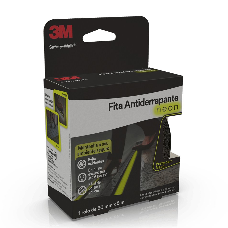 Fita Antiderrapante 3M™ Safety-Walk® Neon , 50 mm x 5 m
