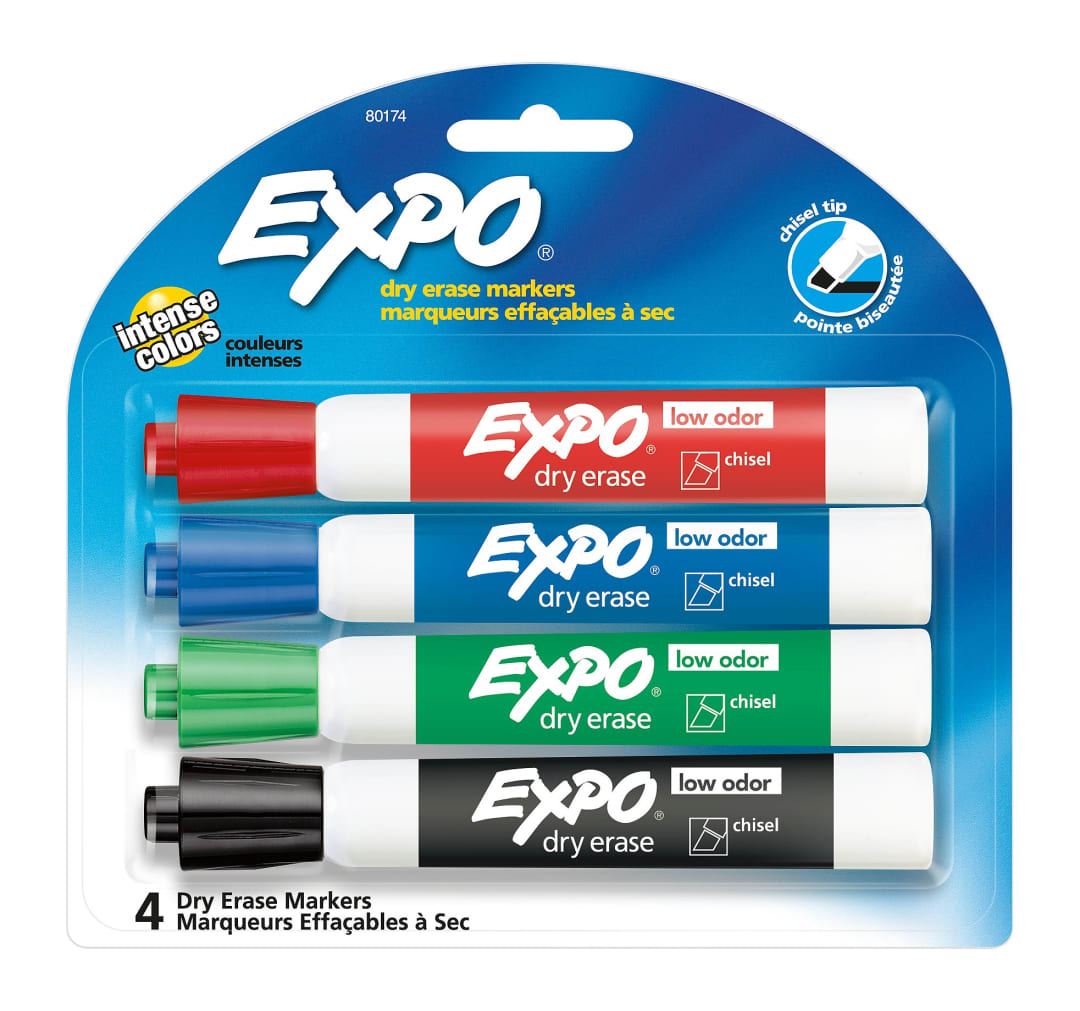 EXPO LOW ODOR 4CD ASST CHISEL RFID