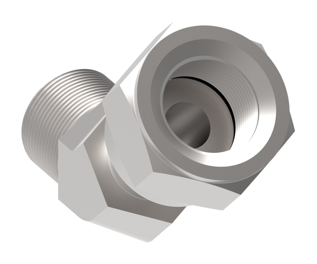 Aeroquip 3/4" ORS X 3/4" ORS 45° Elbow Adapter