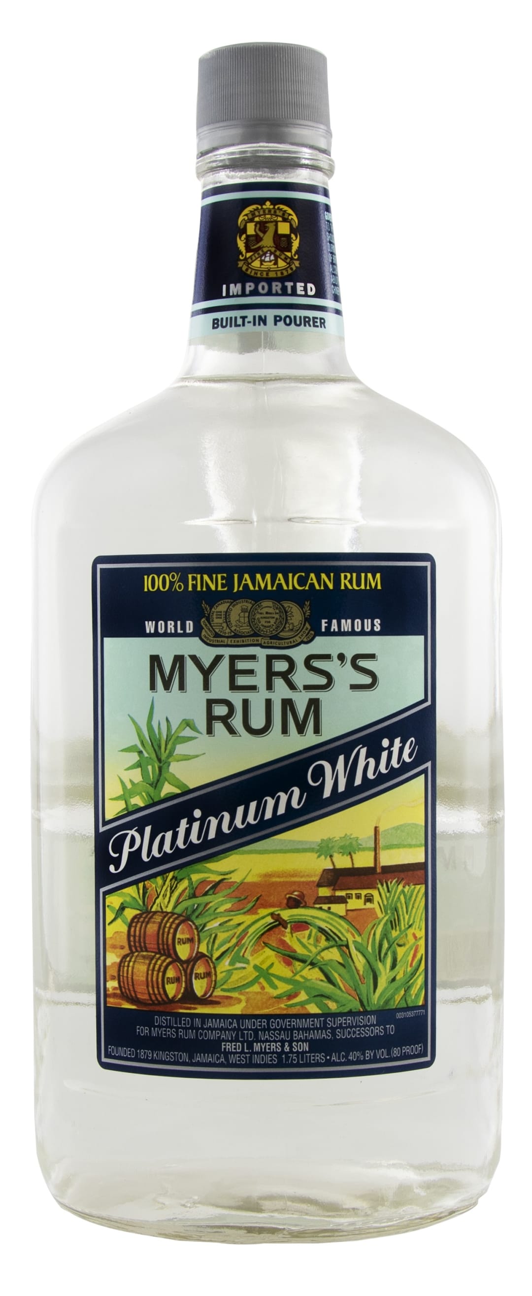 Myers's Platinum White Rum 1.75l 80 Proof