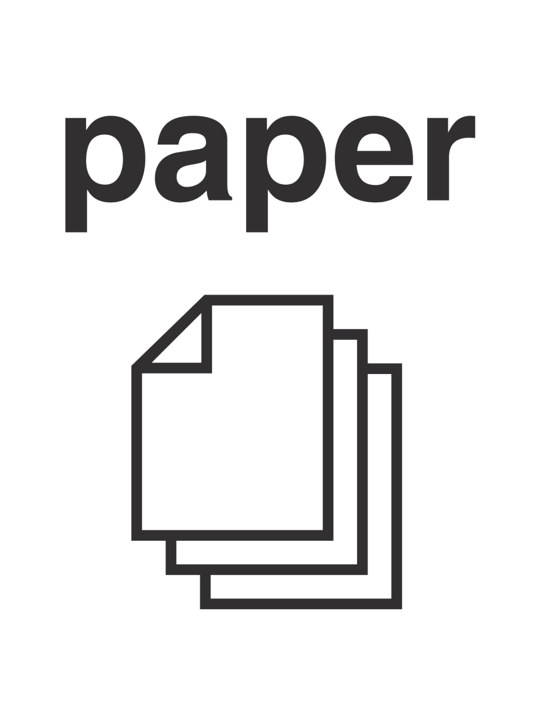  VANTAGE - Label - Paper - Black