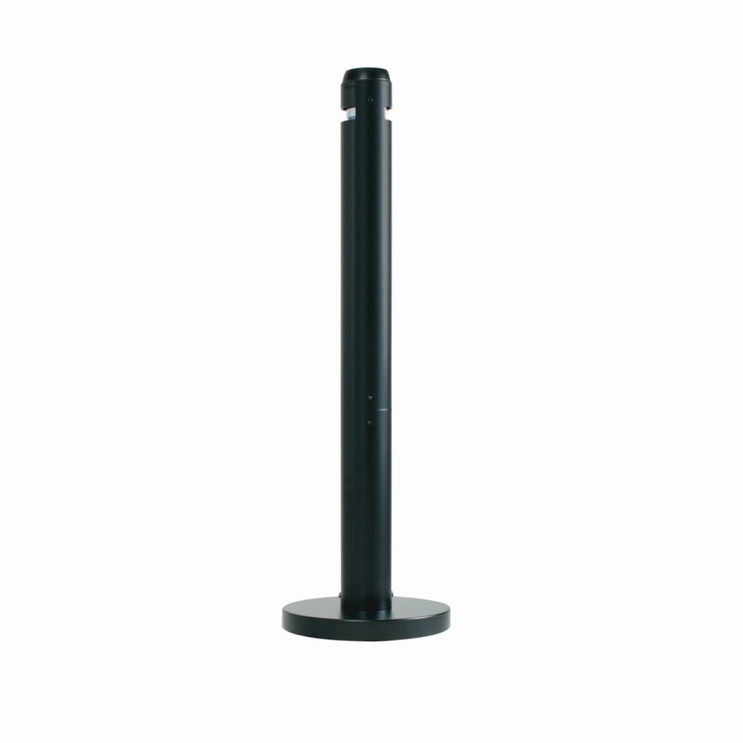 Rubbermaid Commercial Products Smoker's Pole, Black