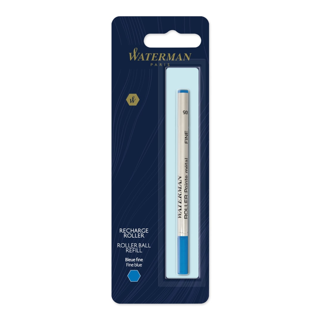 Waterman RollerBall® Pen Refill | Fine Tip | Blue Ink | 1 Count