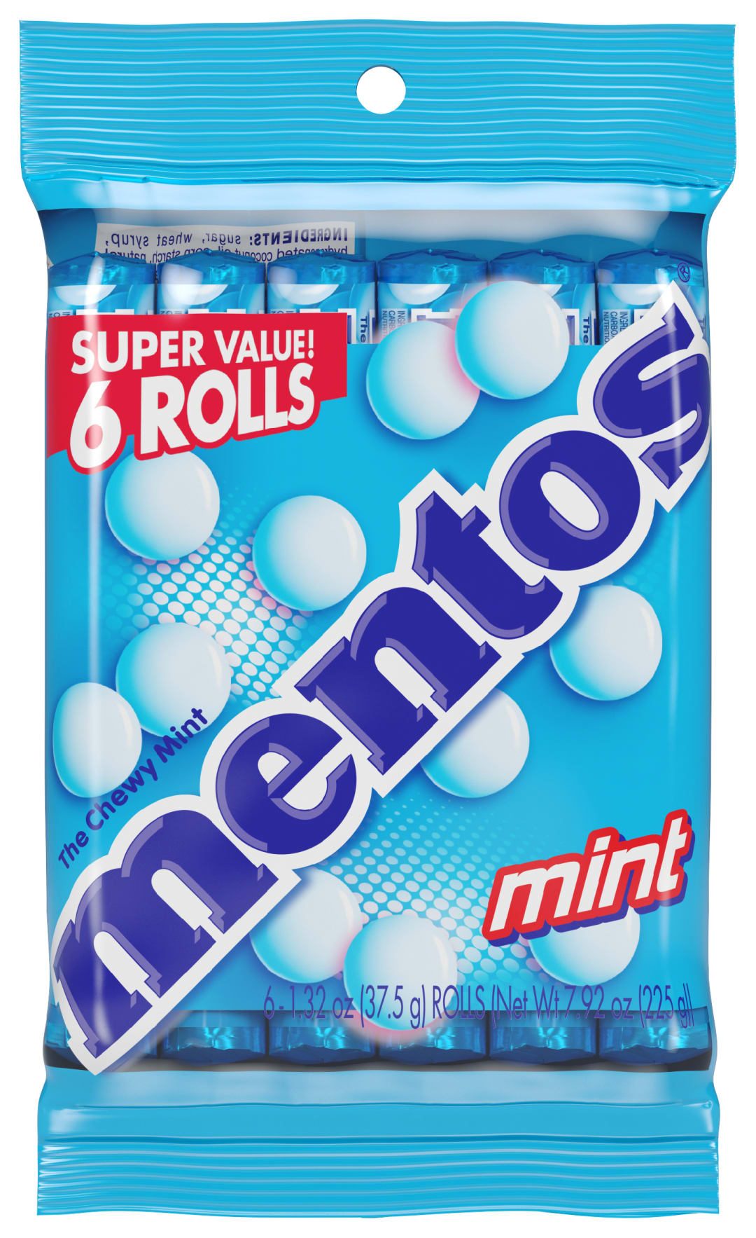 Mentos Chewy Mints Mint 6/14 pc MUP 6pk
