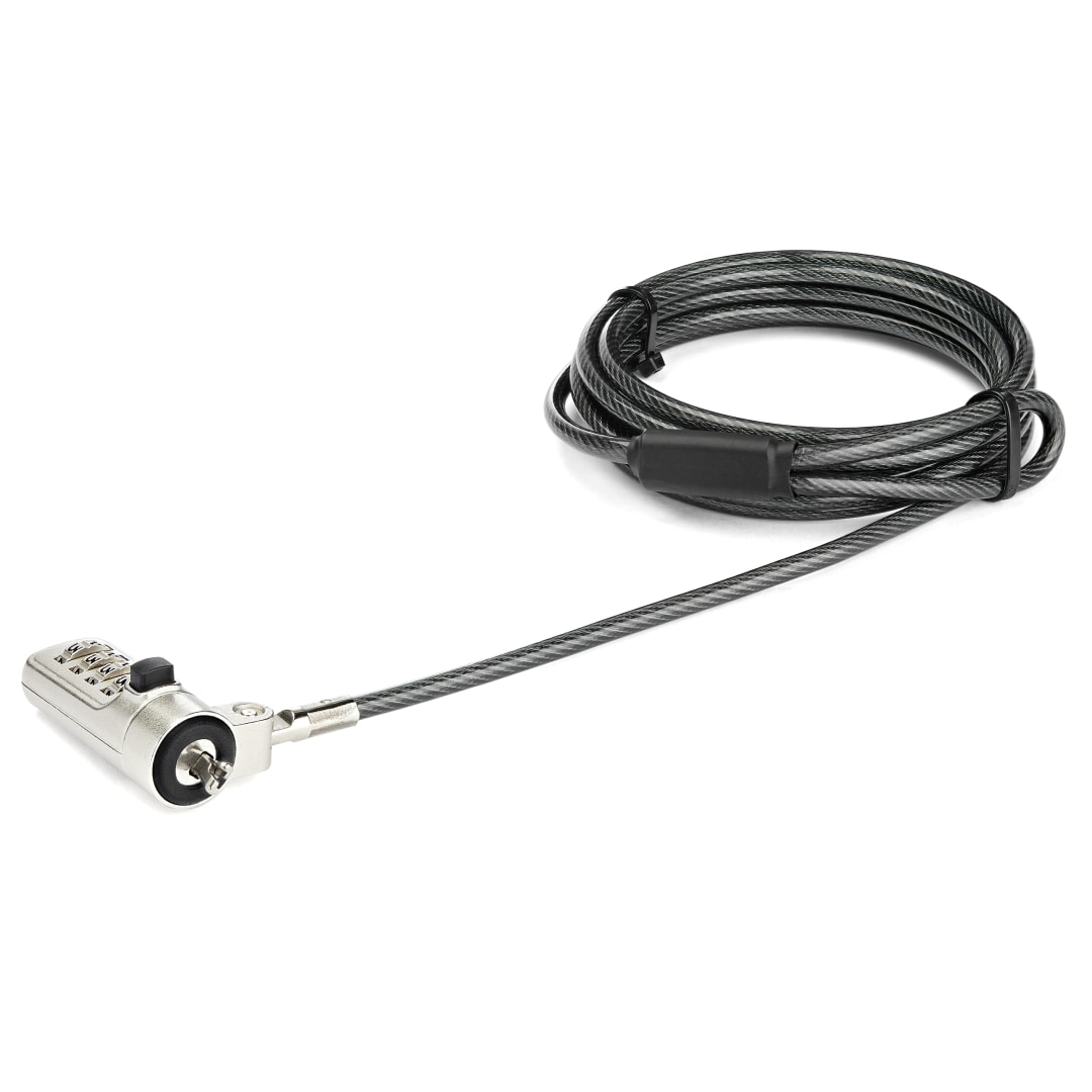 4-Digit combination notebook lock for Noble Wedge slot