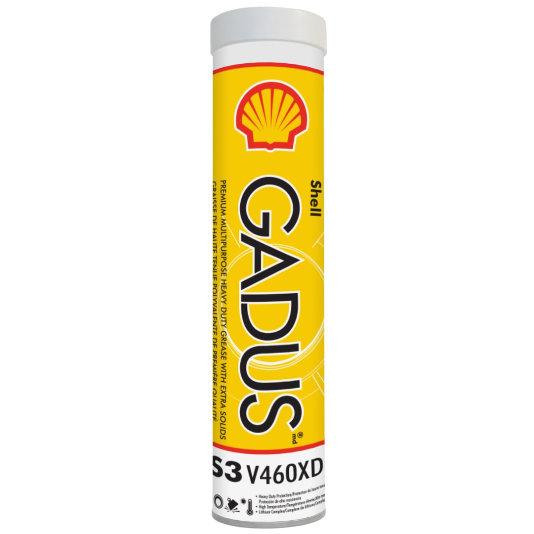 Shell Gadus S3 V460XD 2 Premium Multipurpose Heavy Duty Grease with Extra Solids, 14.1 Ounce