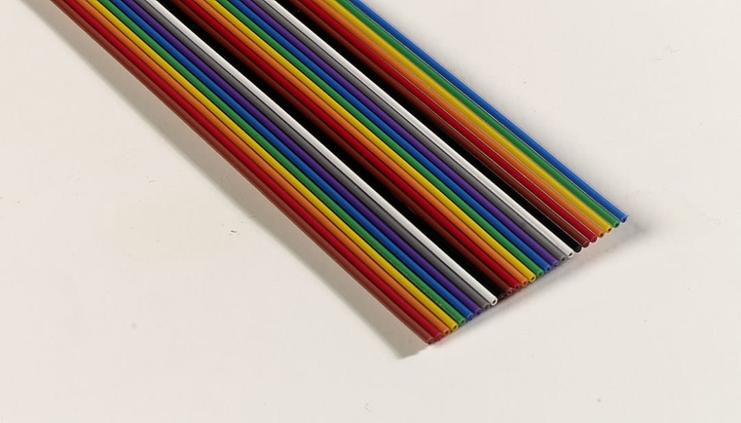 3M™ Farbkodiertes Flachbandkabel, Serie 3811, 3811/18, 100 ft