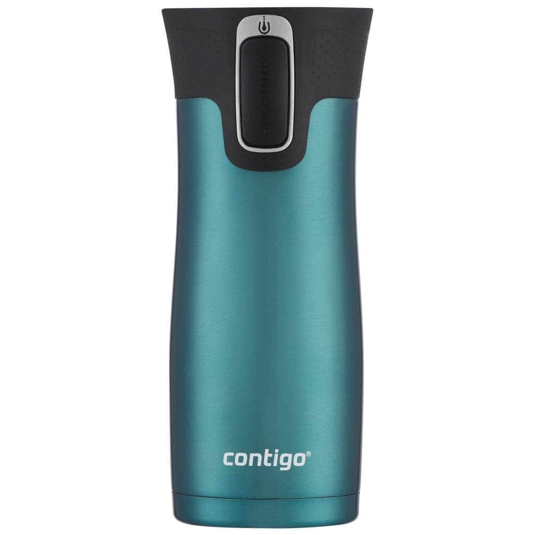 Contigo® AUTOSEAL® West Loop Vacuum-Insulated Stainless Steel Travel Mug with Easy-Clean Lid, 16oz., Spirulina