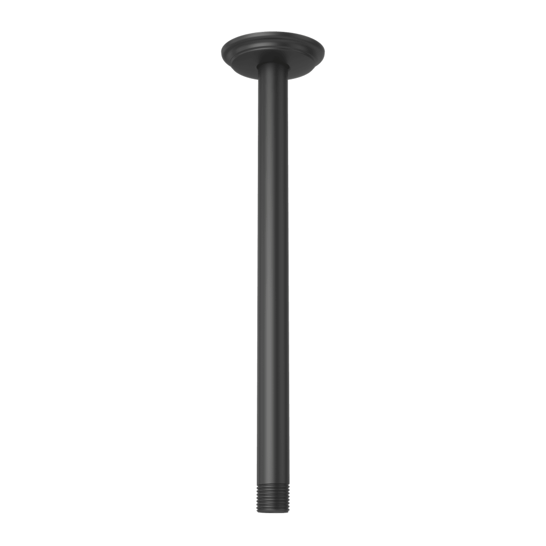 Pfister 12" Ceiling Mount Shower Arm & Flange in Matte Black