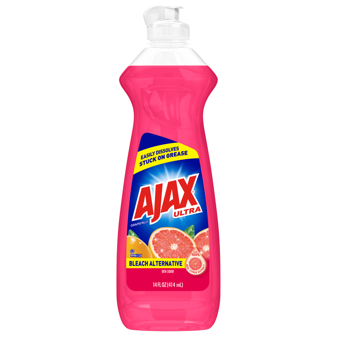 Ajax Ultra Bleach Alternative Liquid Dish Soap, Grapefruit - 14 Fluid Ounce