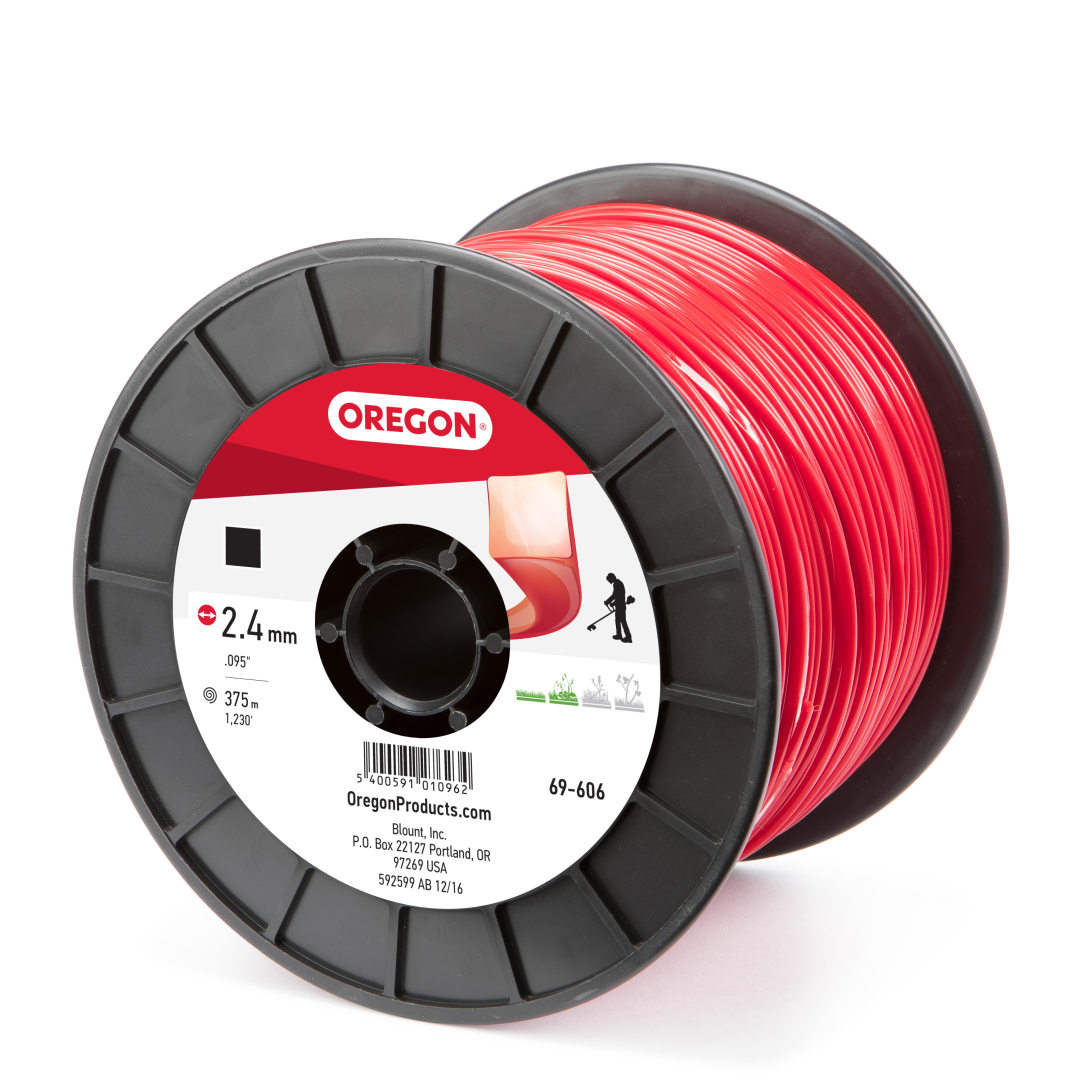 TRIMMER LINE, RED, SQ, .095 5LB SPOOL