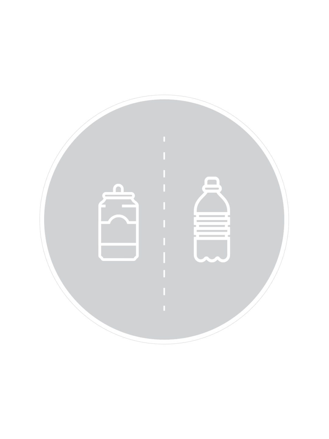  SPECTRUM - Label - Cans &amp; Bottles - Clear-White