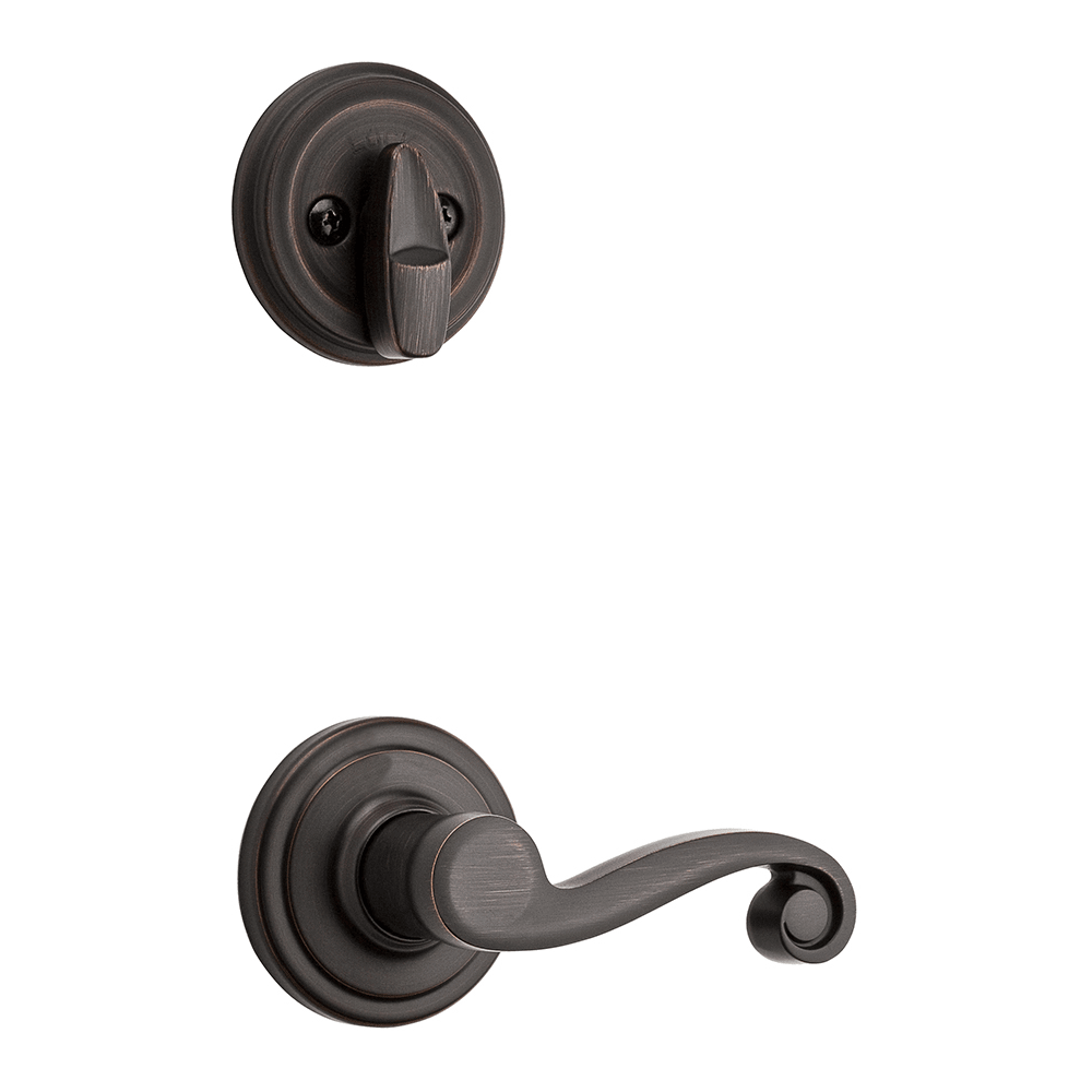 966 Single Cylinder Interior Pack w/ Lido Left-Handed Lever for Signature Series Handlesets in Venetian Bronze