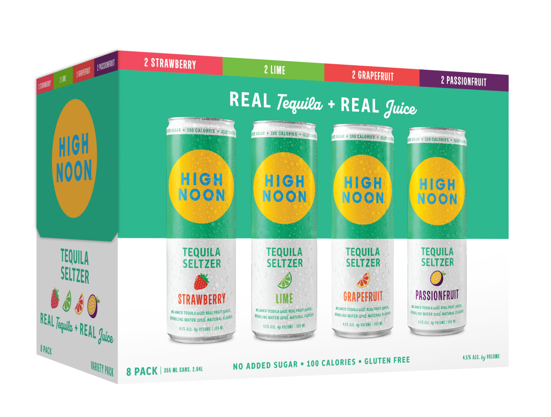 High Noon Tequila Hard Seltzer Variety Pack 8 355ml Cans