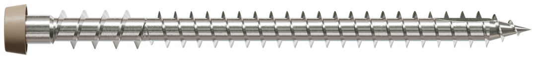 Simpson Strong-Tie DCU234P305TN02 Deck-Drive™ DCU COMPOSITE Screw — #10 x 2-3/4 in. T20, Type 305, Tan 02 (350-Qty) (Pack of 6)