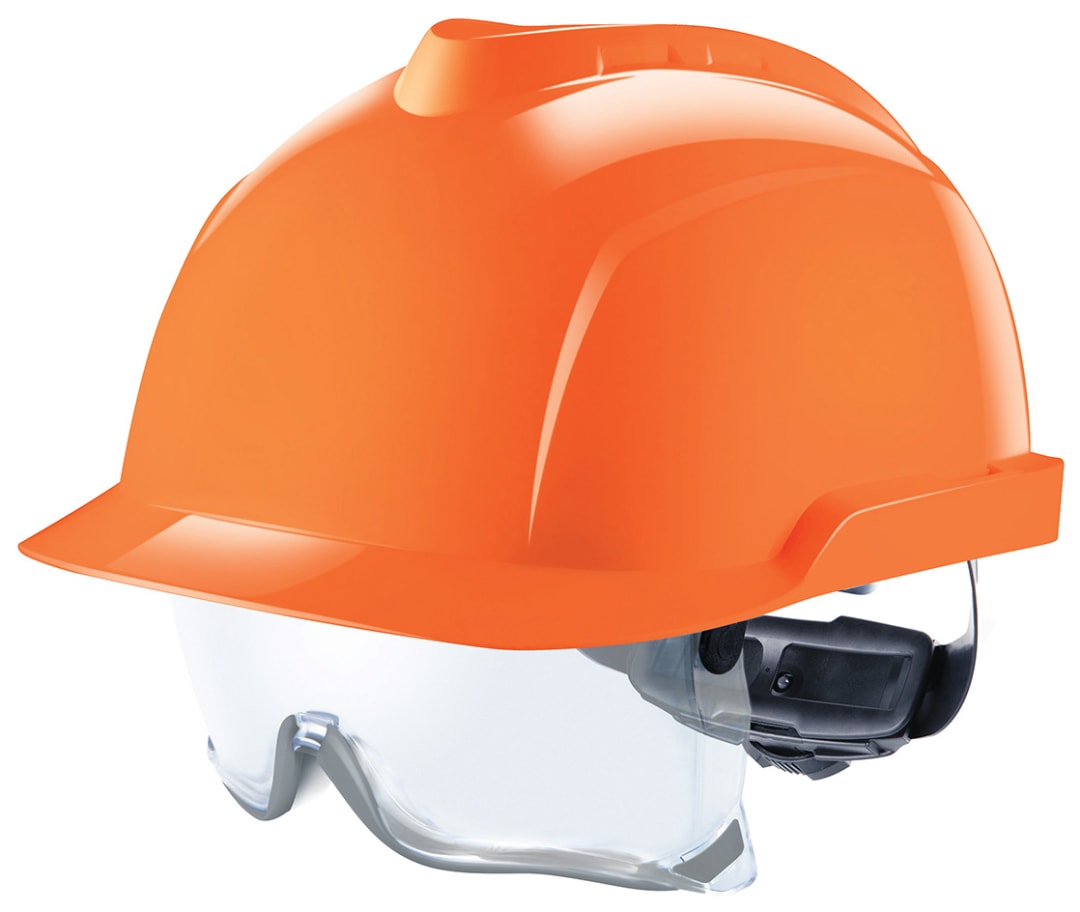 V-Gard 930 Casco de Seguridad Industrial sin ventilación con Goggle integrado