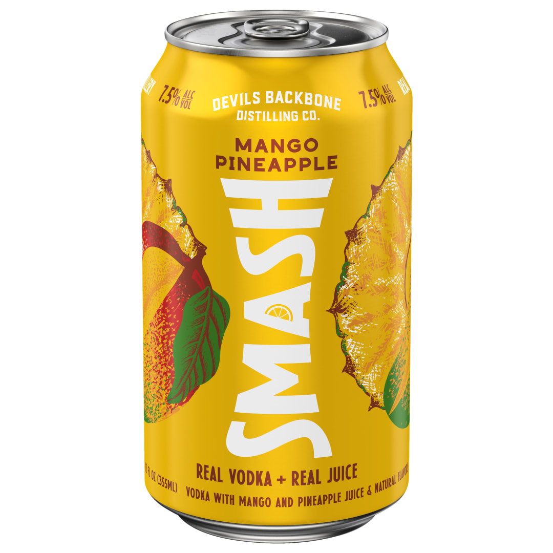Devils Backbone Mango Pineapple Smash 12 oz Single CAN 7_5ABV  - Plain Aluminum - Standard Gloss - Craft Direct