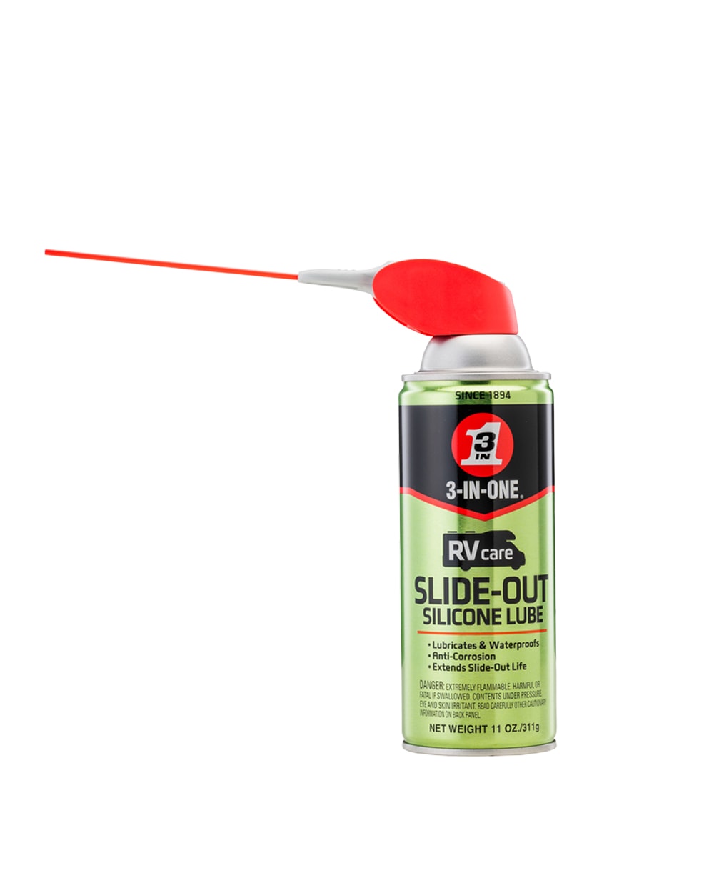 3-IN-ONE 11OZ RV SLIDE OUT SILICONE 6CT