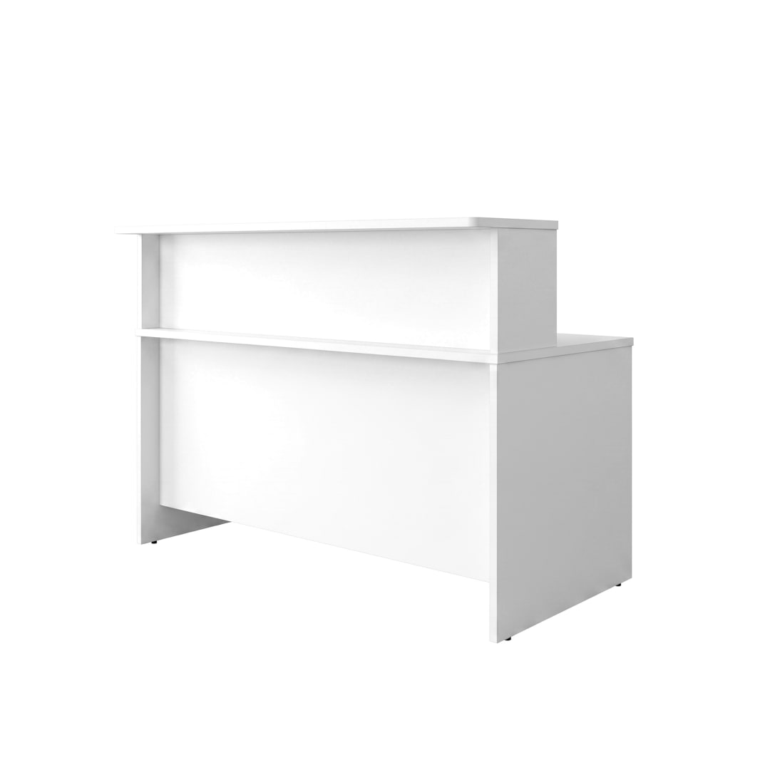 Cornerstone 59.5"W Executive Reception Desk, White