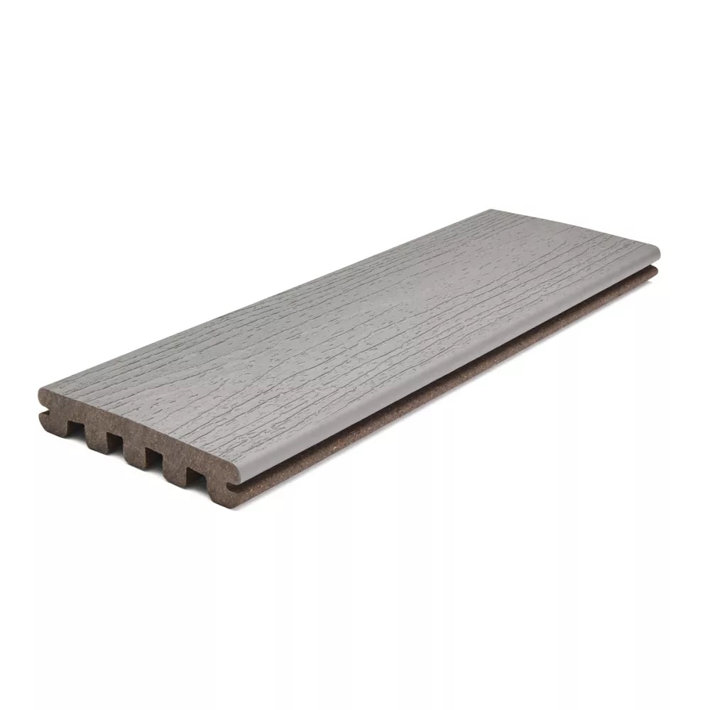 1 x 6 x 12-ft Enhance Basics Grooved-Pebble Beach Deck Board